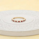 Dichromatic Eternity Band