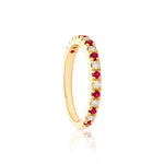 Dichromatic Eternity Band