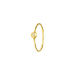 Diamond Dome Ring | 14k Gold