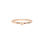 Multi Stone Ring|14k Gold, Diamond