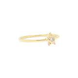 Stella Star Ring|14k Gold, Diamond