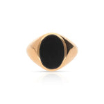 Black Onyx Signet Ring