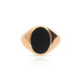 Black Onyx Signet Ring