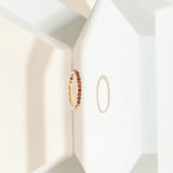 Cyra Garnet Ring