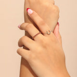 Cyra Garnet Ring