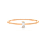 Petite Diamond Baguette Ring