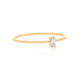 Petite Diamond Baguette Ring