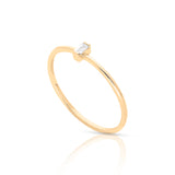 Petite Diamond Baguette Ring