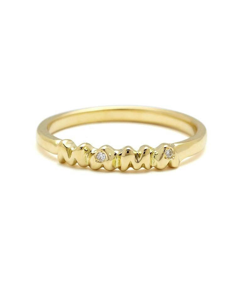 Diamond MAMA Ring - The Jewelz 