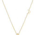 Moon Star Charm Necklace - The Jewelz 