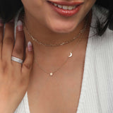 Moon Star Charm Necklace - The Jewelz 