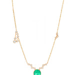 Delphina Siren Necklace in Rose Gold - The Jewelz 