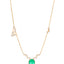 Delphina Siren Necklace in Rose Gold - The Jewelz 