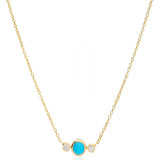 Diamond Turquoise Necklace - The Jewelz 