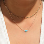Diamond Turquoise Necklace - The Jewelz 