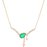 Ligeia Siren Necklace in Rose Gold - The Jewelz 