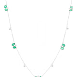Naida Siren Necklace in White Gold - The Jewelz 