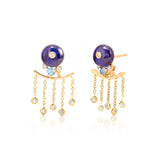Nightbloom Diamond Drizzle Danglers
