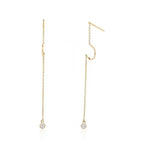 The_Jewelz-14K_Gold-Bar_Long_Chain_Earrings-Earring-AE0350-A