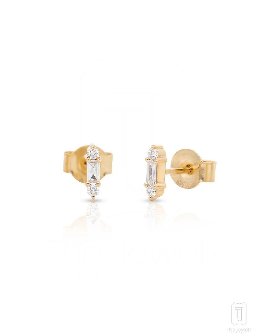 The_Jewelz-14K_Gold-Dainty_Baguette_Studs-Earring-AE0271-A