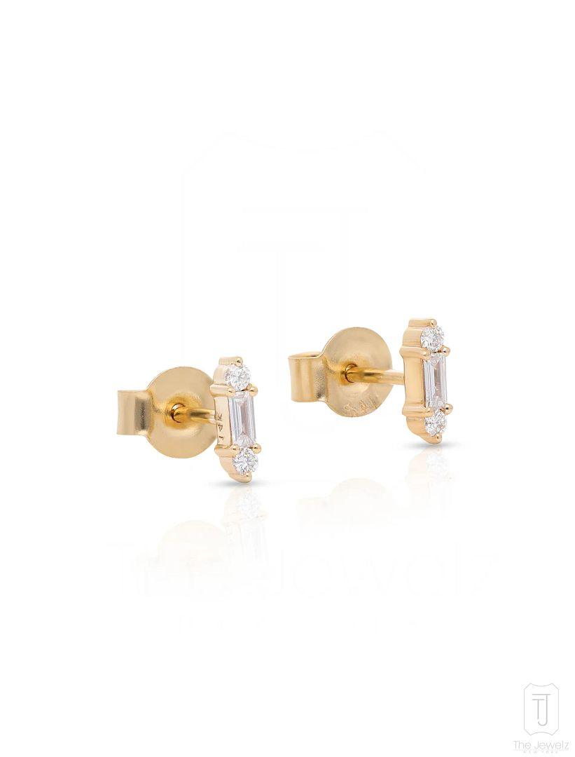 The_Jewelz-14K_Gold-Dainty_Baguette_Studs-Earring-AE0271-C