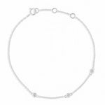 Dainty Diamond Trine Bracelet - The Jewelz 