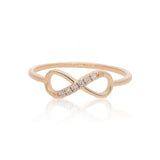 Dalia Infinity Ring In Rose Gold
