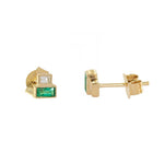 The_Jewelz-14K_Gold-Diamond-Emerald_Baguette_Studs-Earring-AE0686-B
