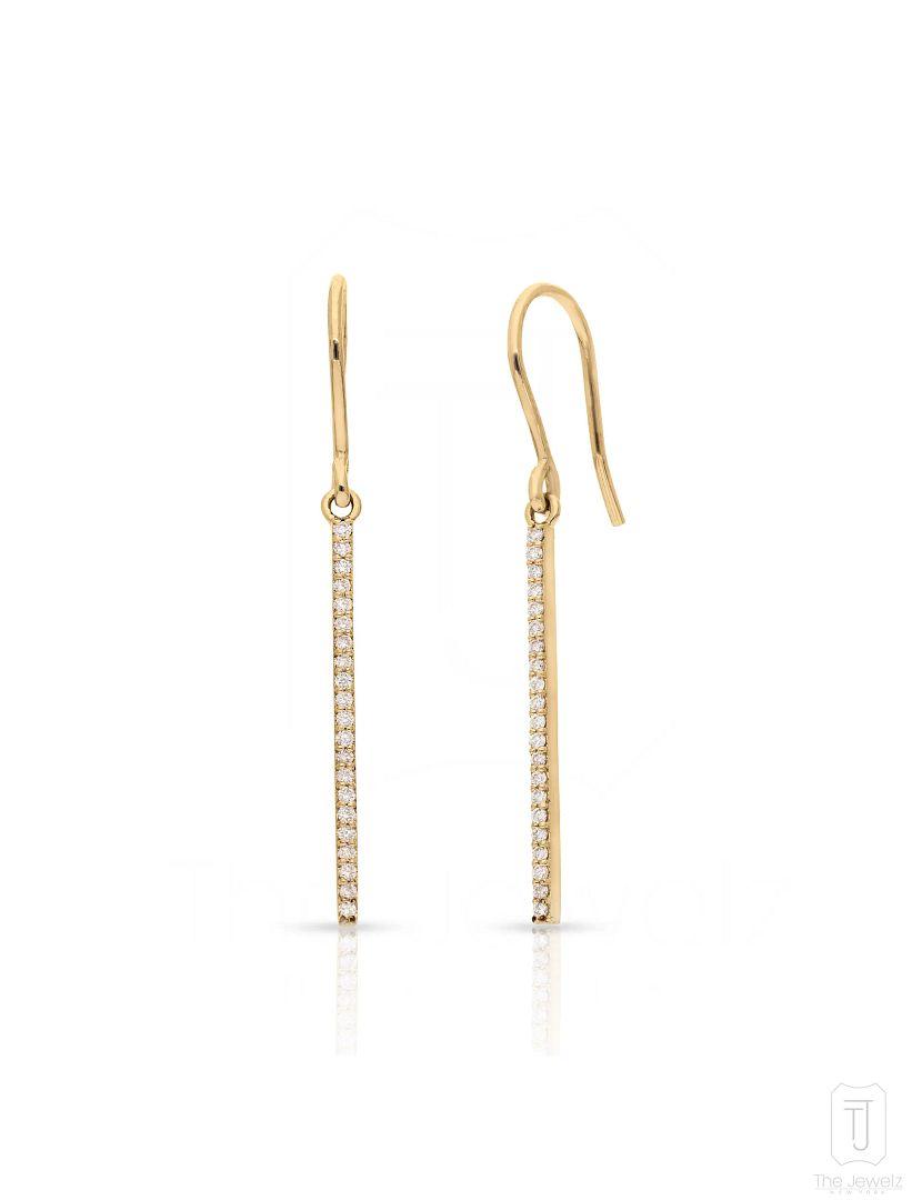 The_Jewelz-14K_Gold-Diamond_Bar_Danglers-Earring-AE0073-A