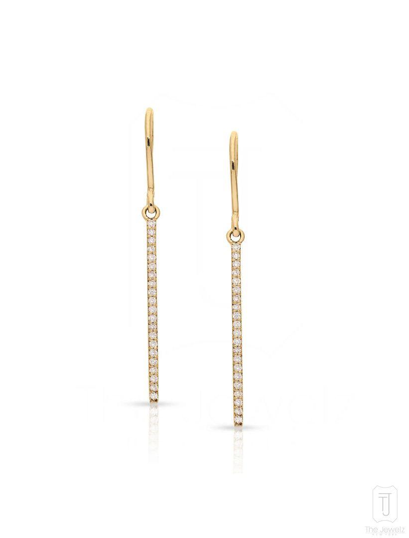 The_Jewelz-14K_Gold-Diamond_Bar_Danglers-Earring-AE0073-B