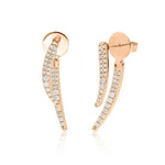 Diamond Hook Studs - The Jewelz 