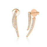 Diamond Hook Studs - The Jewelz 