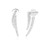 Diamond Hook Studs - The Jewelz 