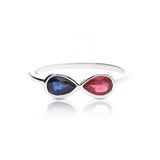 Dichromatic Infinity Ring