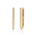 The_Jewelz-14K_Gold-Edgy_Huggie_Earrings-Earring-AE0484-A
