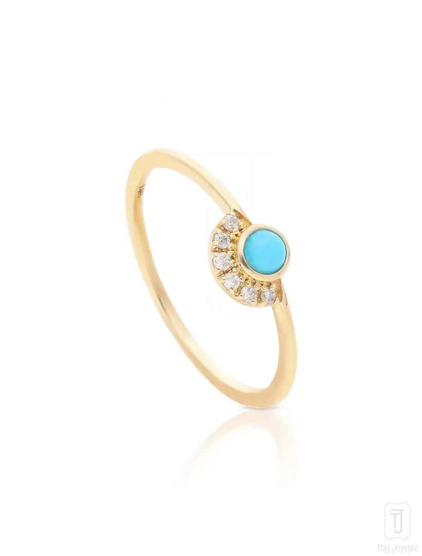 The_Jewelz-14K_Gold-Half-Halo_Turquoise_Ring-Ring-AR1575-B