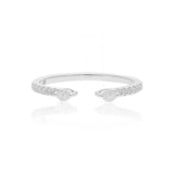 Marquise Diamond Open Cuff Ring