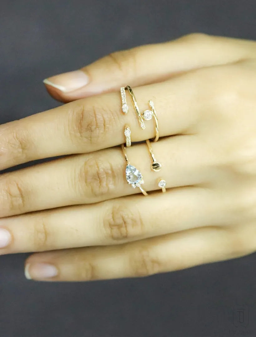 The_Jewelz-14K_Gold-Marquise_Diamond_Open_Cuff_Ring-Ring-AR1190-D