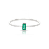 Minimalist Emerald Ring