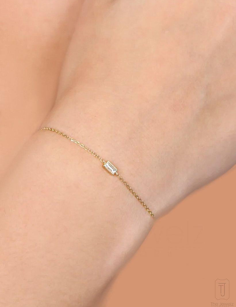 The_Jewelz-14K_Gold-Neptune_Baguette_Diamond_Bracelet-Bracelet-AB0032-AW