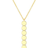 Personalised disc name pendant