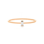 Petite Diamond Baguette Ring - The Jewelz 