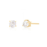 The_Jewelz-14K_Gold-Rosecut_Diamond_Studs-Earring-AE0535-A