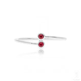 Ruby Twain Ring In White Gold