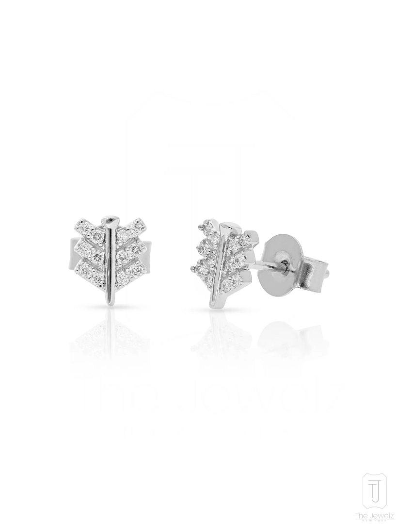 Tiny Quill Studs - The Jewelz 
