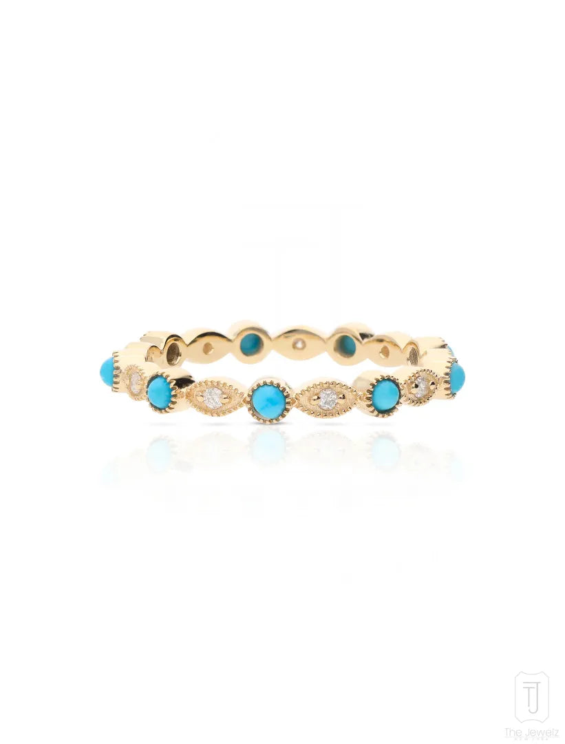 The_Jewelz-14K_Gold-Turquoise_Art_Deco_Band-Ring-AR1525-A