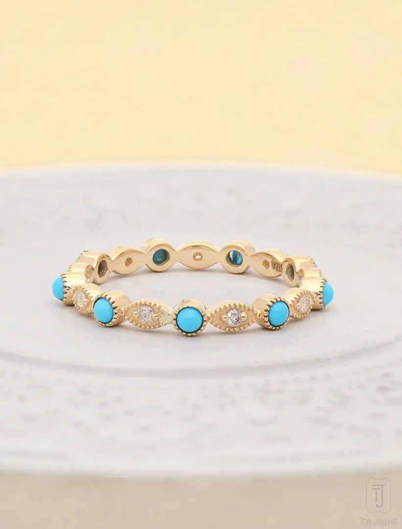 The_Jewelz-14K_Gold-Turquoise_Art_Deco_Band-Ring-AR1525-M1