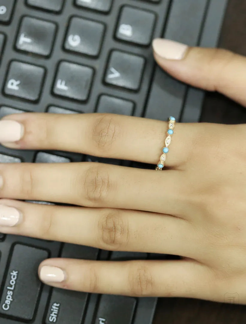The_Jewelz-14K_Gold-Turquoise_Art_Deco_Band-Ring-AR1525-D