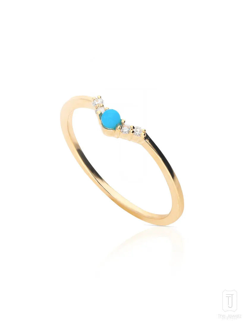 The_Jewelz-14K_Gold-Turquoise_Crown_Ring-Ring-AR1300-M1