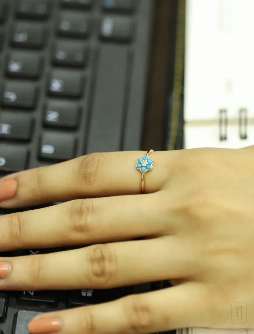 The_Jewelz-14K_Gold-Turquoise_Dayflower_Ring-Ring-AR1687-AR